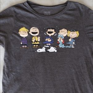 Juniors Peanuts Short Sleeve Tee
